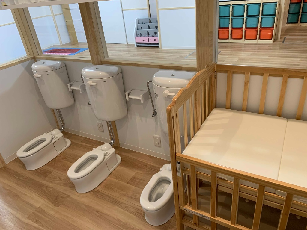 0歳児トイレの様子